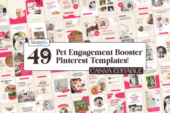 Download Pet Engagement Booster Pinterest Temp - Engagement Collection