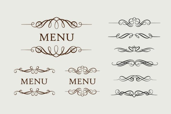 Download Hand Drawn Calligraphic Flourish - Hand drawn Collection