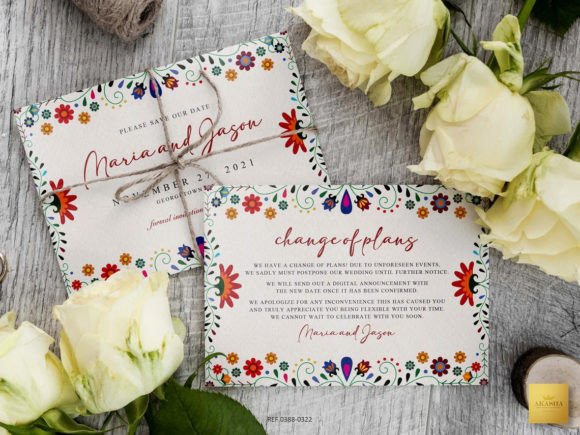 Download Mexican Theme Save the Date Card - Save Collection