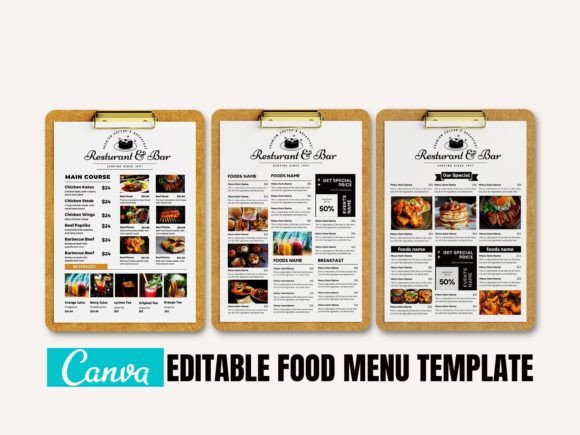 Download Food Menu Template - Premium Resources